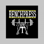 Bench Press  mikina s kapucou stiahnutelnou šnúrkami a klokankovým vreckom vpredu 